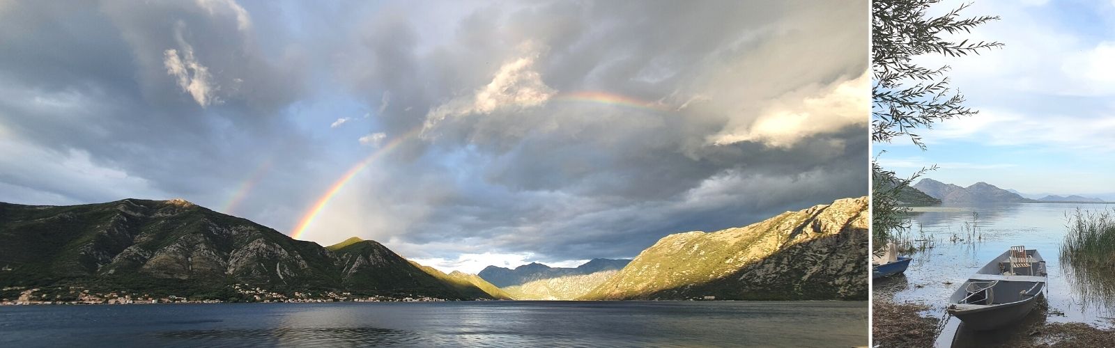 Paysages de Kotor et du lac de Skadar