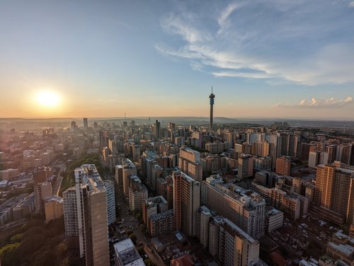 Johannesburg en été, Afrique du Sud