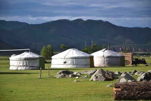 Yourtes Mongolie