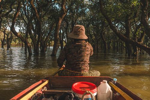 Cambodge barque