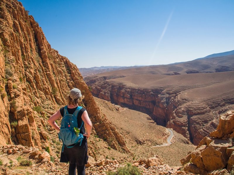 EN SOLO randonneur atlas maroc
