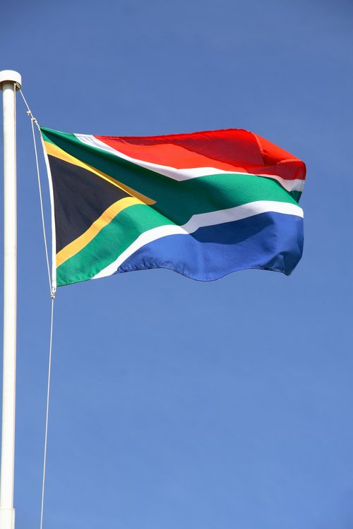 Drapeau, Afrique du Sud